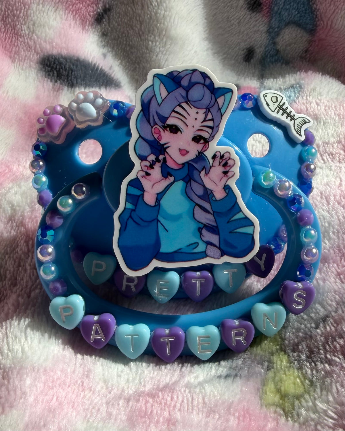 “Pretty Patterns” Adult Pacifier