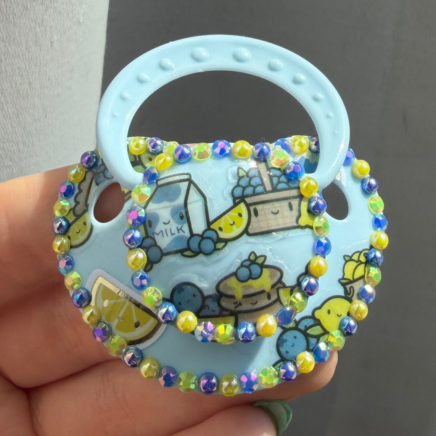 Blueberry Lemonade Mini Adult Pacifier