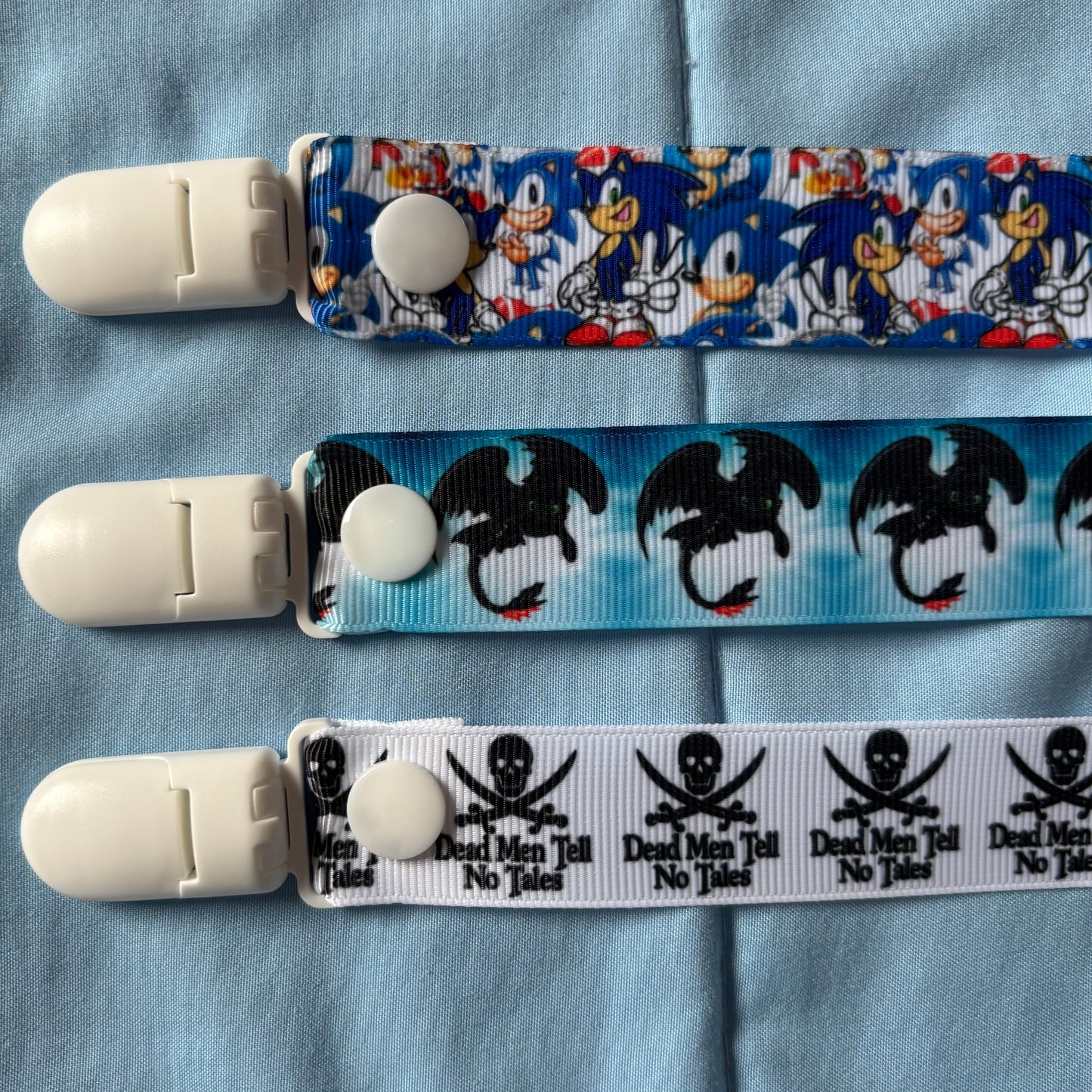 Assorted Adult Pacifier Clips 10