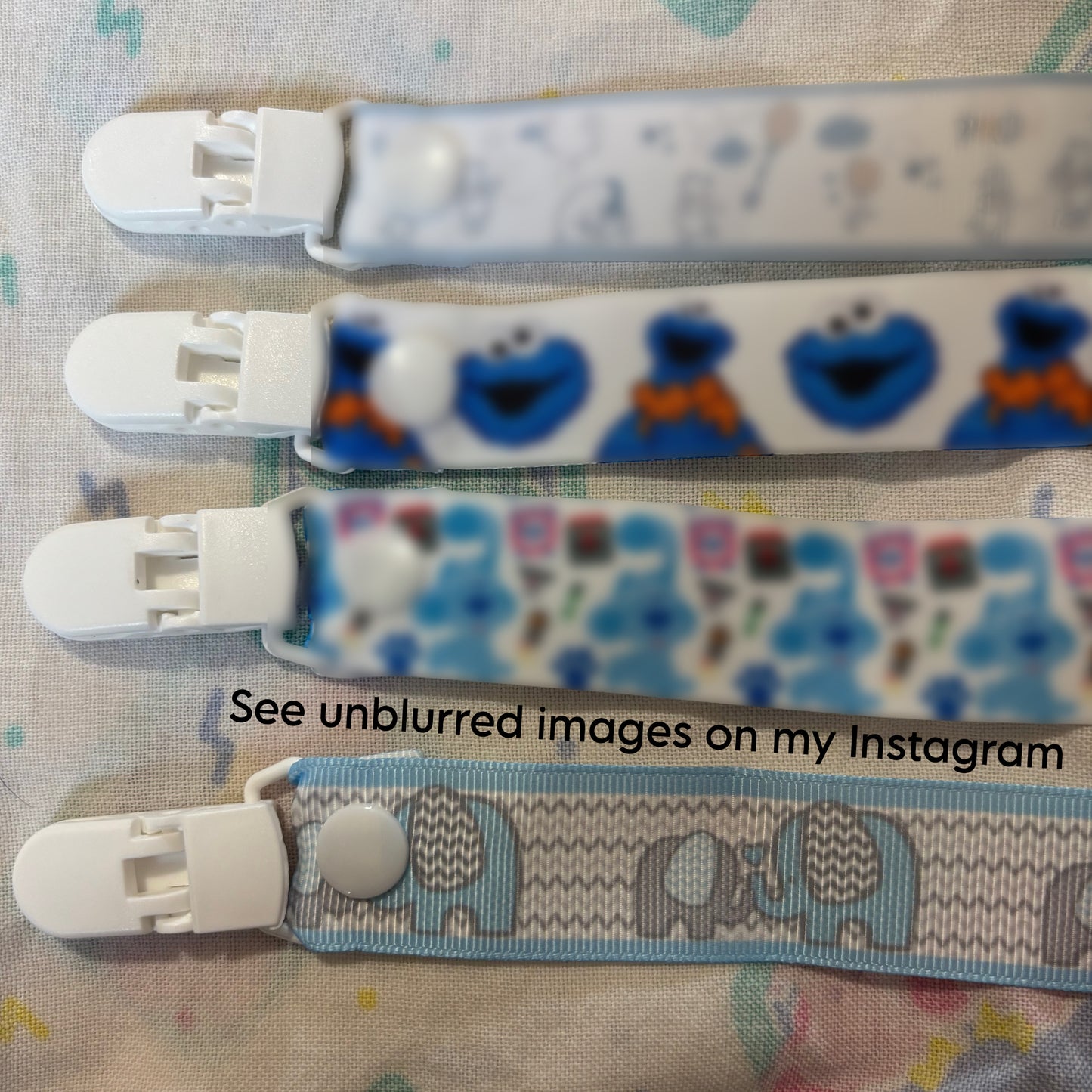 Assorted Adult Pacifier Clips 4