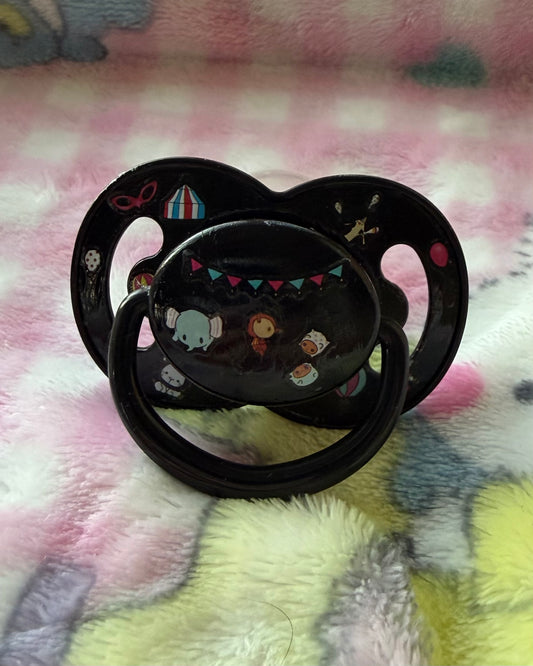 Circus Mini Shield Sticker Adult Pacifier