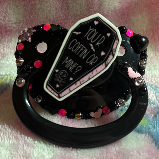 “Your Coffin or Mine” Adult Pacifier