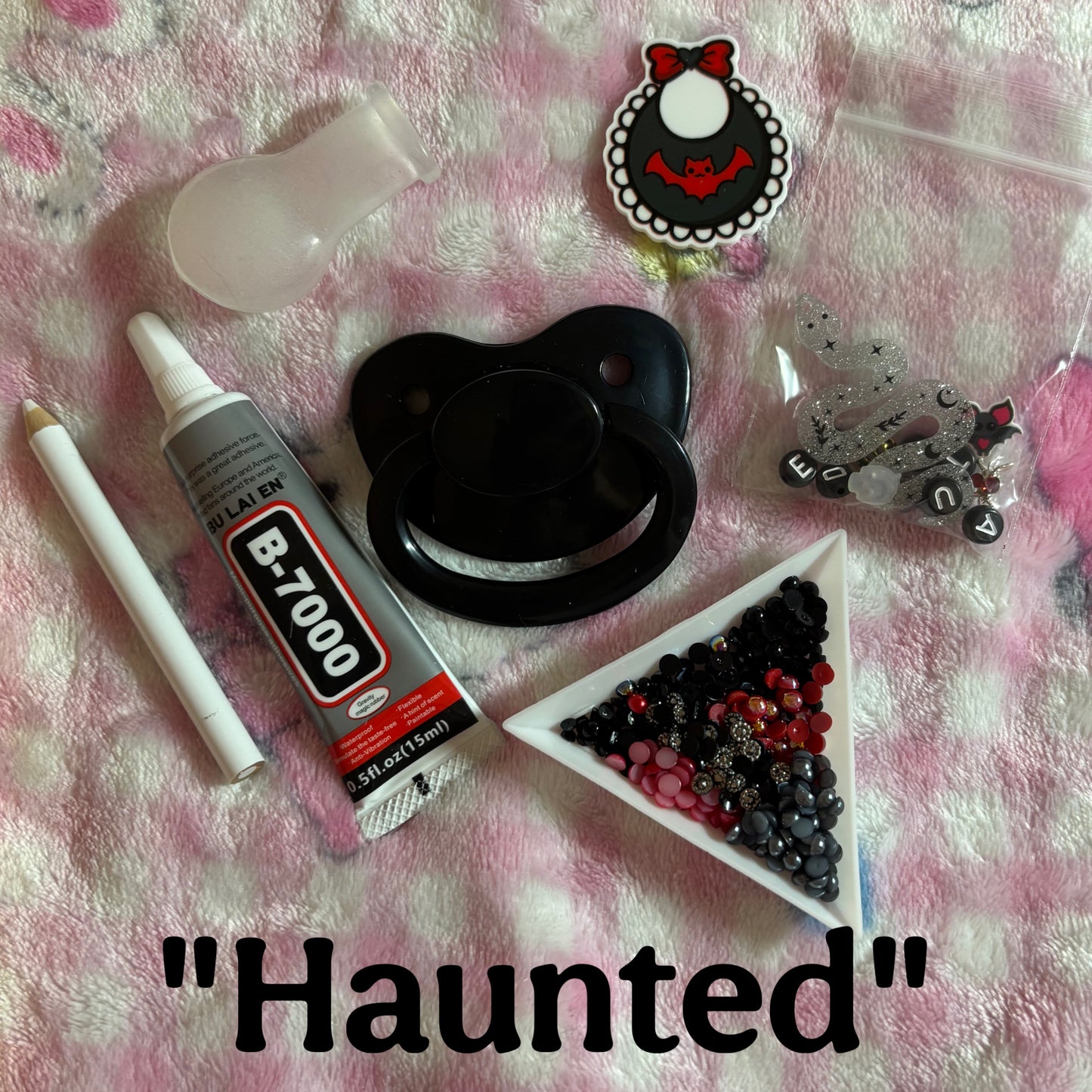 “Haunted” Adult Pacifier DIY Kit