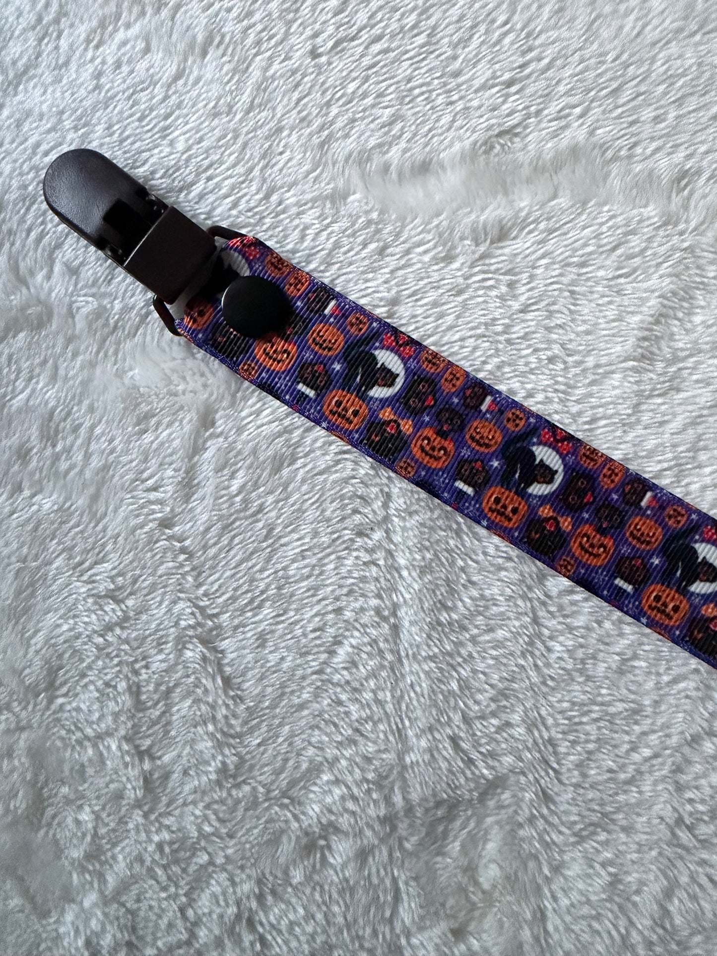 Halloween Pacifier Clips 1