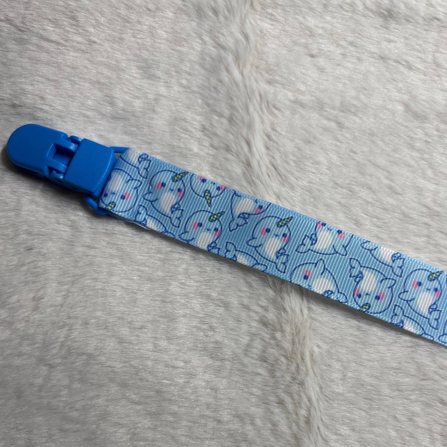 Narwhal Adult Pacifier Clip