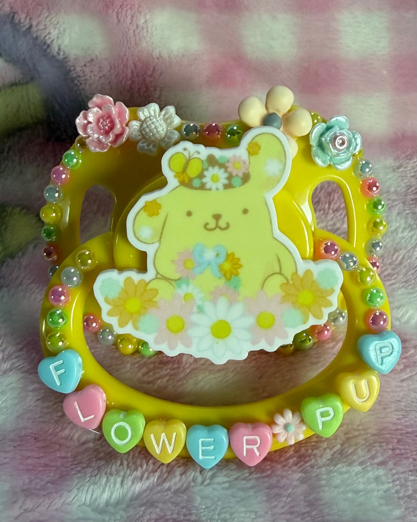 “Flower Pup ” Adult Pacifier