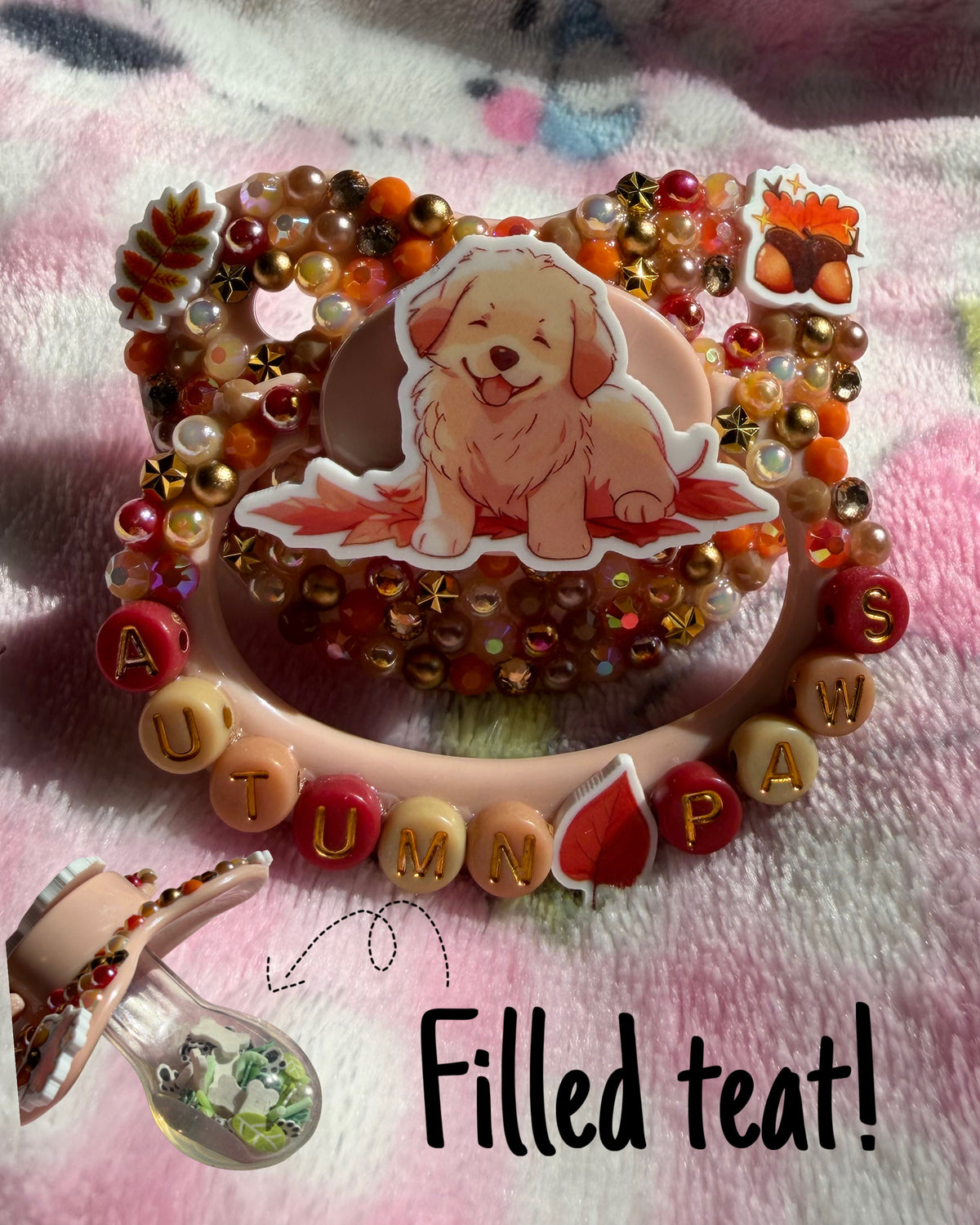 “Autumn Paws” Adult Pacifier