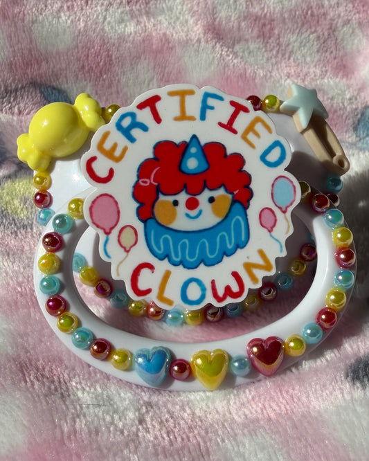 “Certified Clown” Adult Pacifier