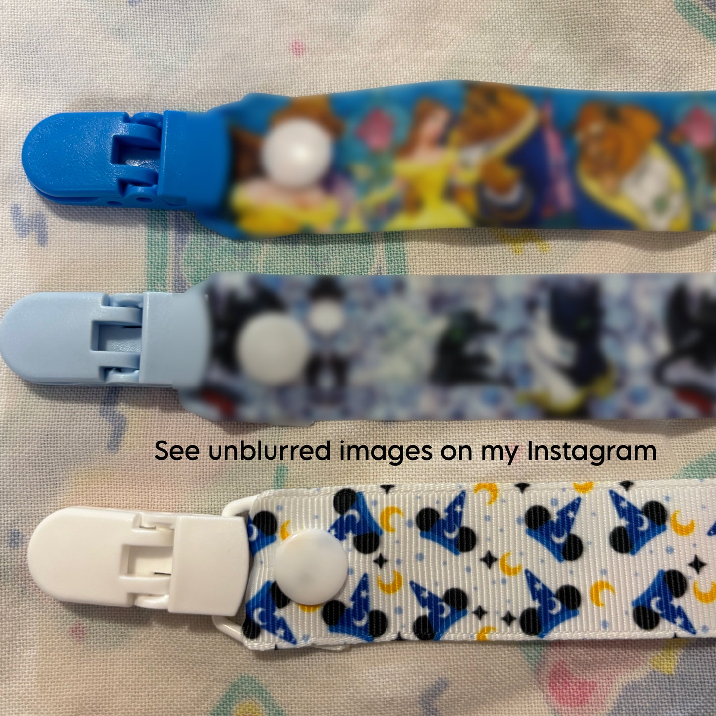 Assorted Adult Pacifier Clips 10