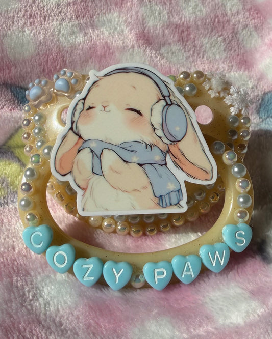 “Cozy Paws” Adult Pacifier
