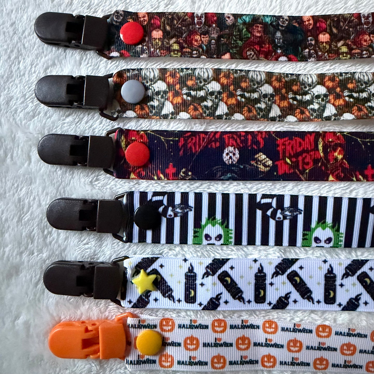 Halloween Pacifier Clips 2