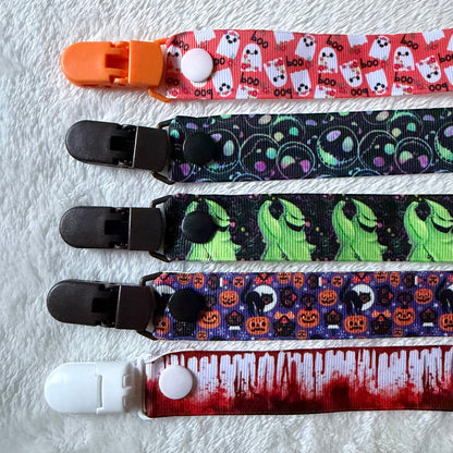 Halloween Pacifier Clips 1