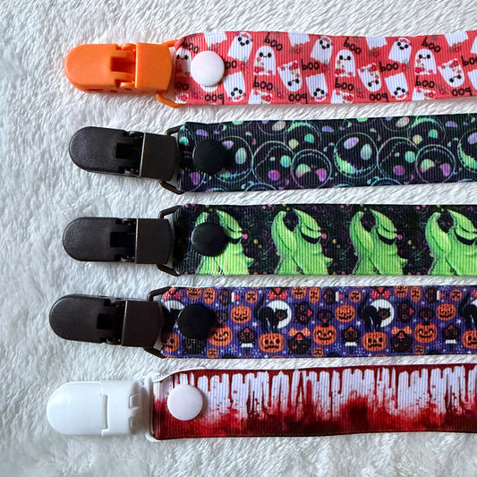 Halloween Pacifier Clips 1