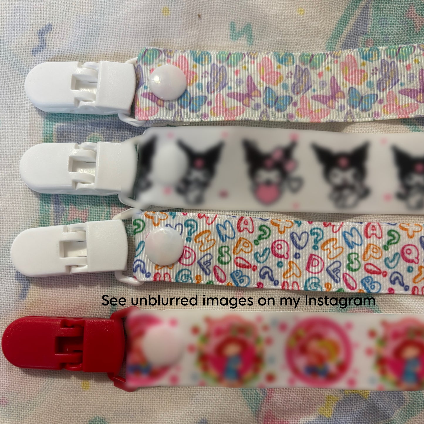 Assorted Adult Pacifier Clip 7