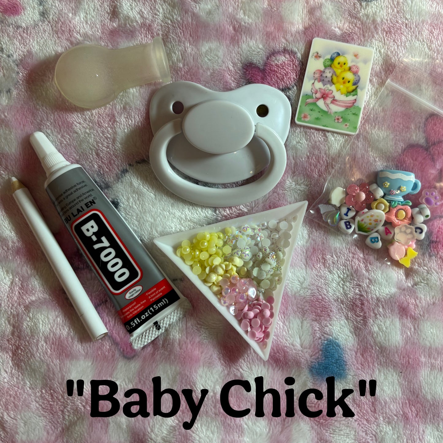 “Baby Chick” Adult Pacifier DIY Kit