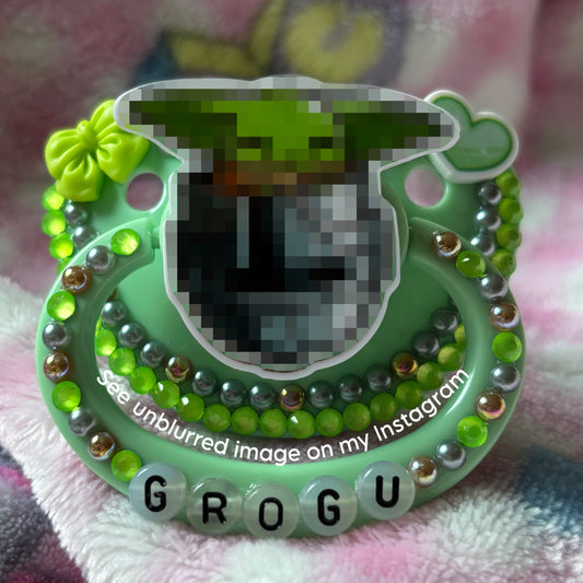 Green Alien Adult Pacifier