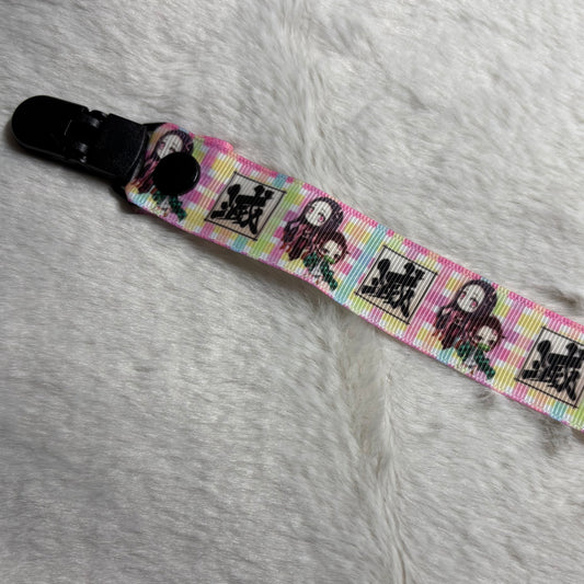 Nezuko & Tanjiro Adult Pacifier Clip