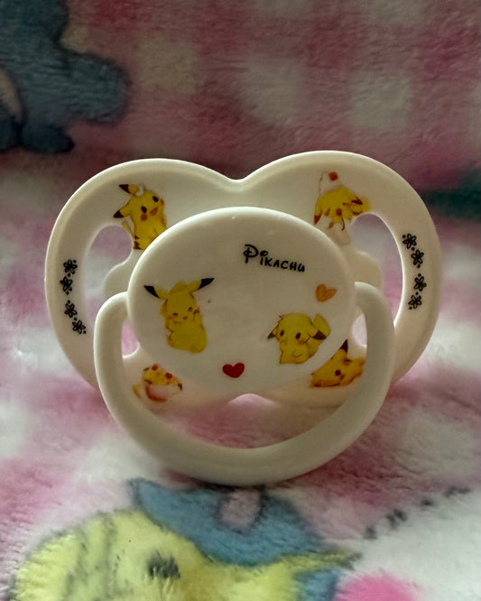 Pikachu Mini Shield Sticker Adult Pacifier