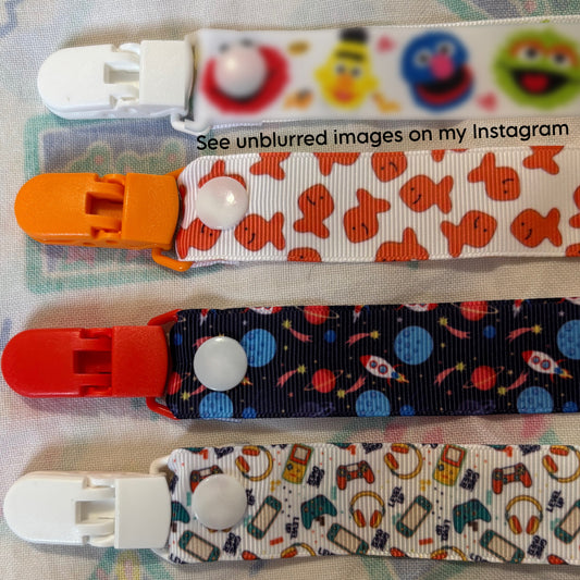 Assorted Adult Pacifier Clips 2