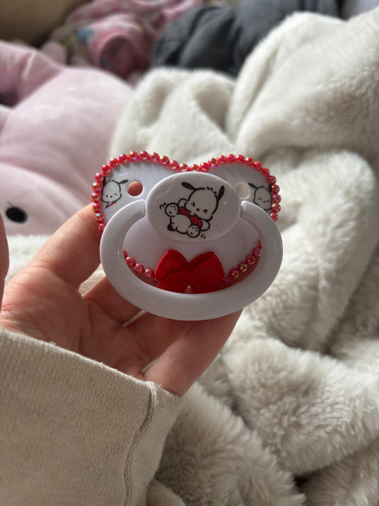 Pochacco Sticker Adult Pacifier by @thelittleswitchshoppe