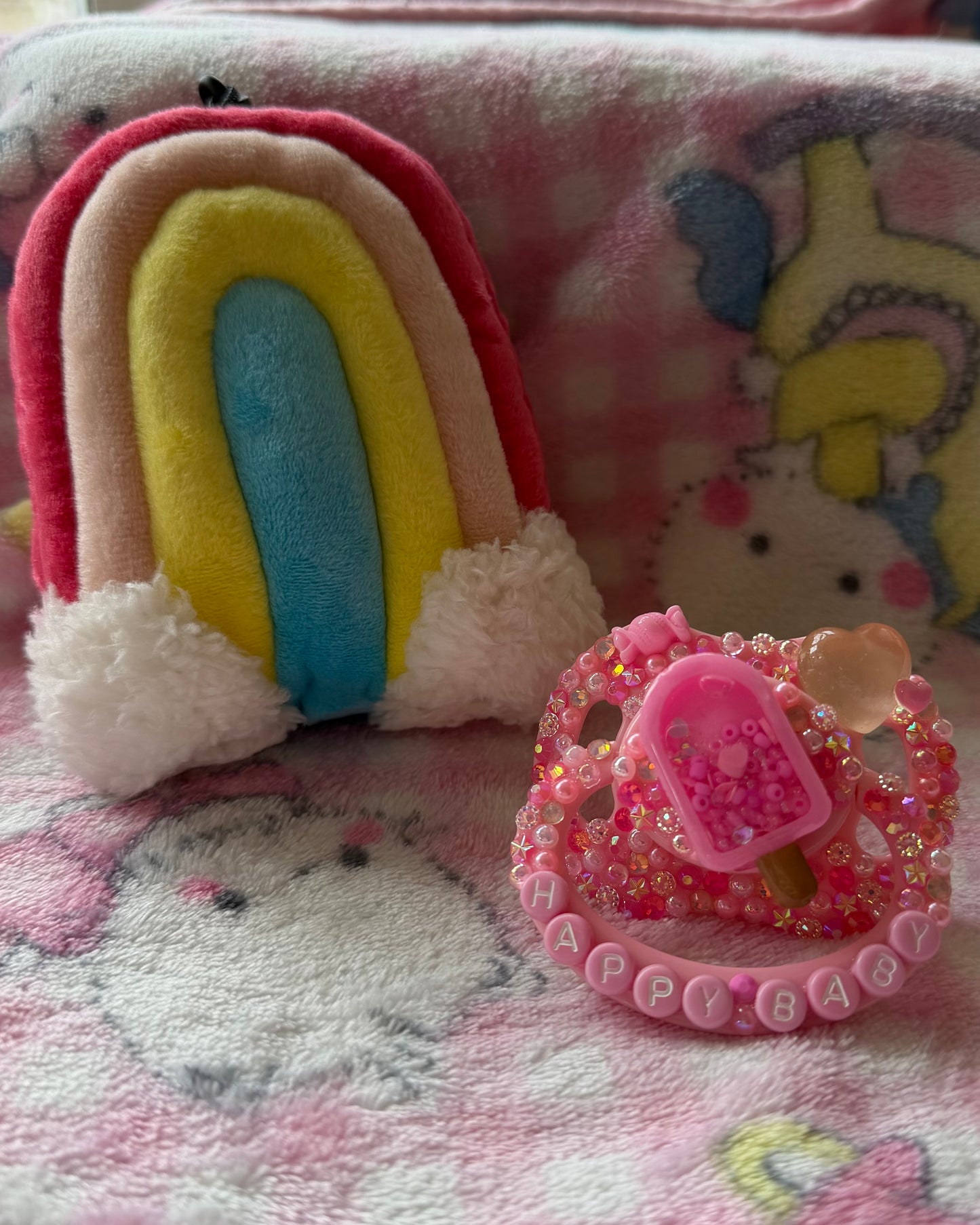 “Happy Baby” Scentsy Buddy Clip & Adult Pacifier Bundle