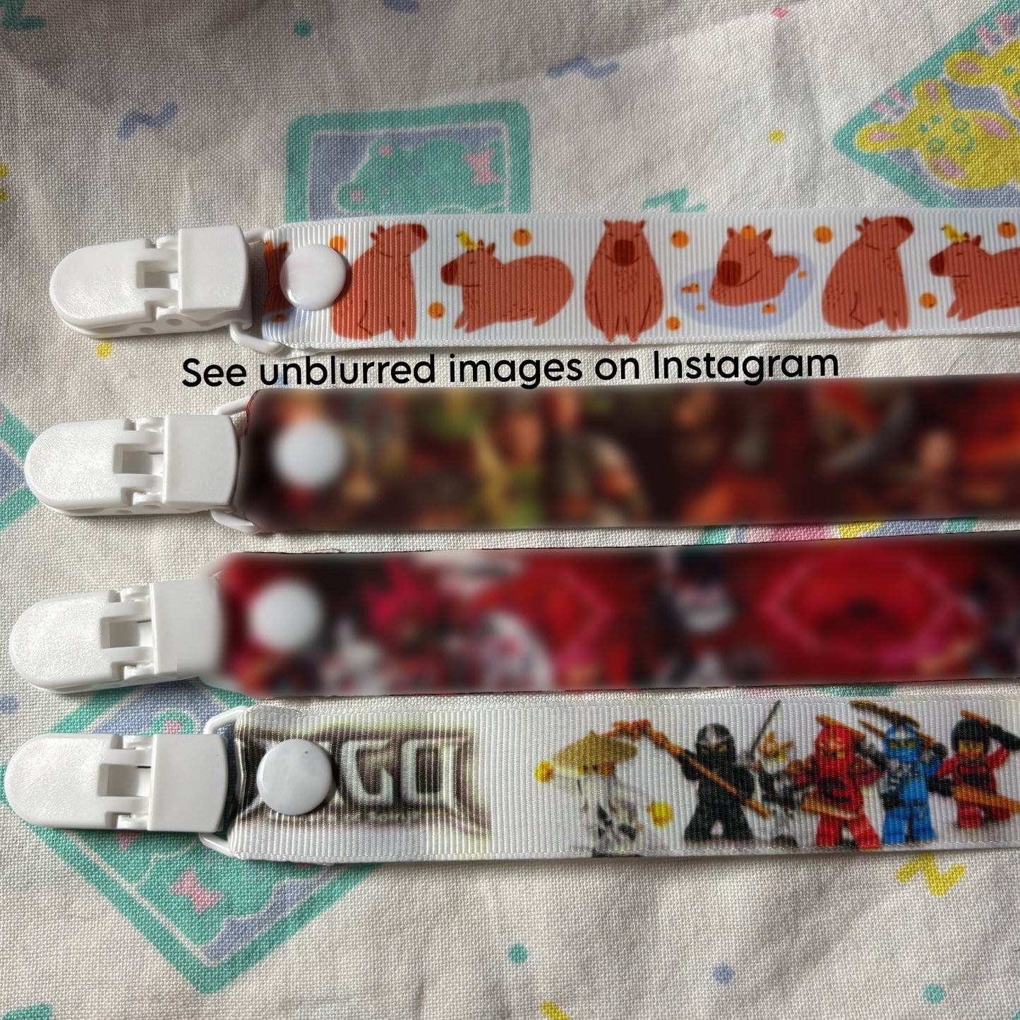 Assorted Pacifier Clips 16
