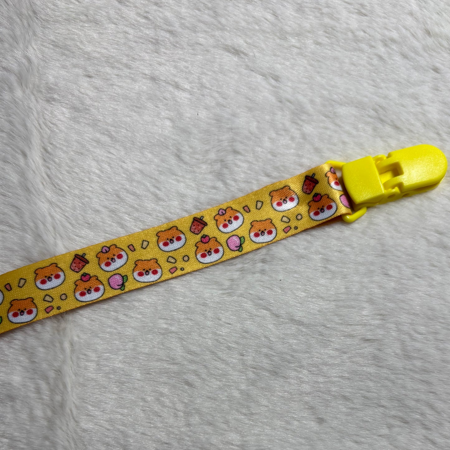 Hamster Adult Pacifier Clip