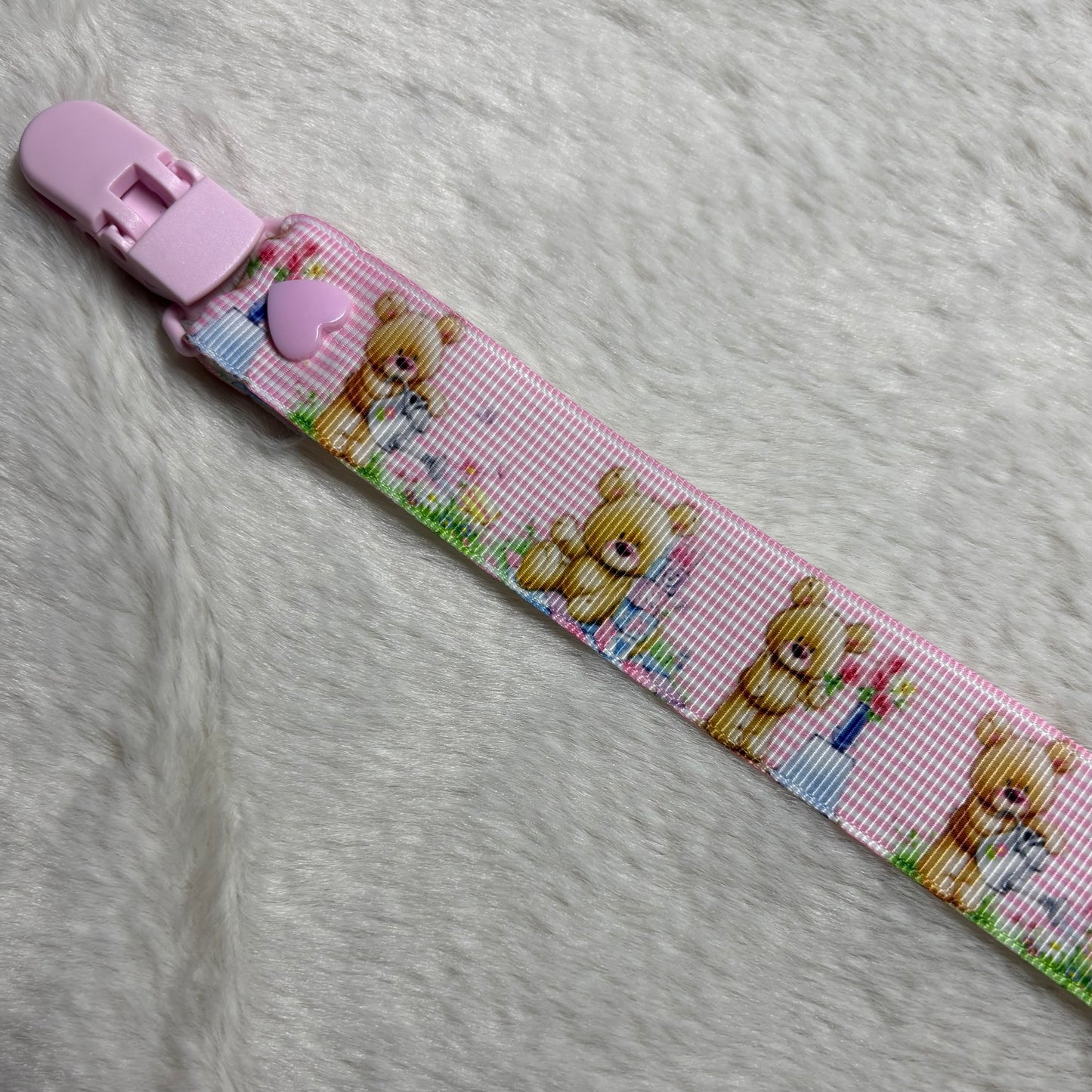 Bear Adult Pacifier Clip