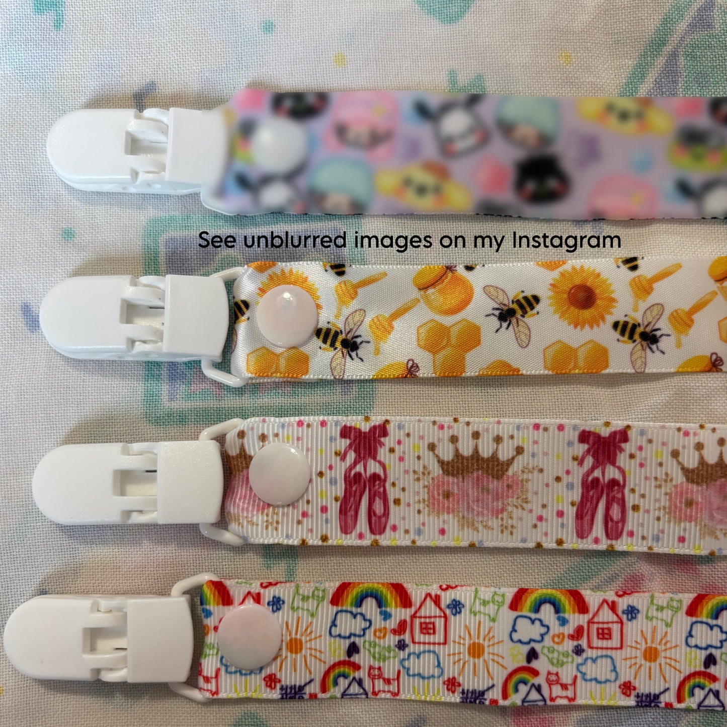 Assorted Adult Pacifier Clip 5