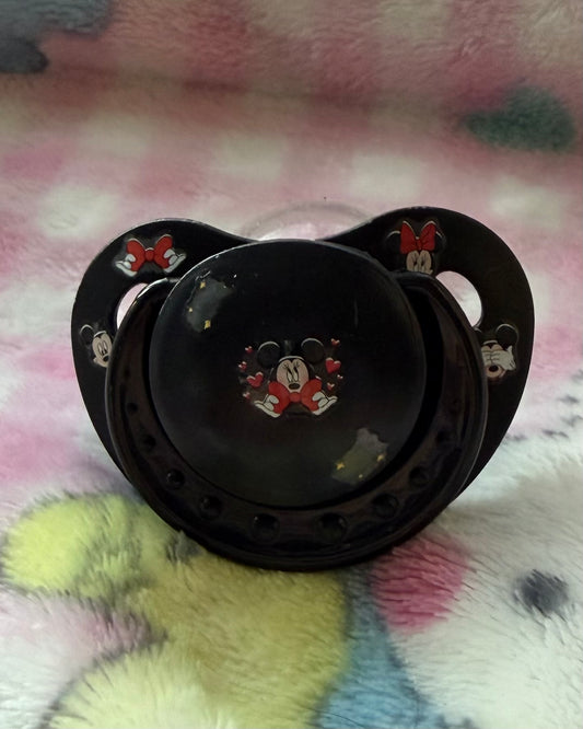 Minnie Mouse Mini Shield Sticker Adult Pacifier
