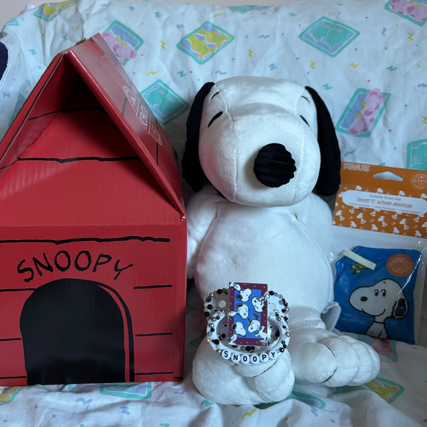 Snoopy Plush & Pacifier Bundle