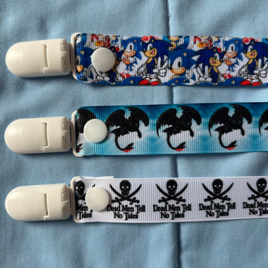 Assorted Adult Pacifier Clips 10